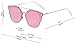 GAMT Desginer Vintage Sunglasses Retro Full-rim Metal Frame Round Lens Fashion Style Pink