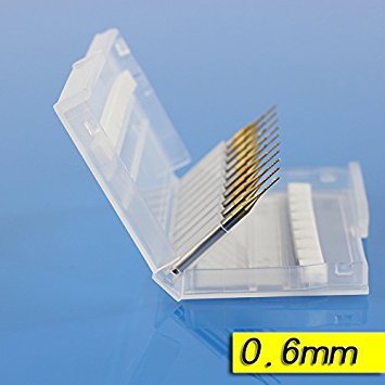 Generic XCAN Titanium Coated End Mill Carbide Milling Cutter Drill Tool 3.175X0.6X5mm router bits for wood cnc metal head groove Cutter