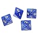 Jili Online 10pcs 8 Sided Dice D8 Polyhedral Dice for Dungeons and Dragons Roley playing Games Dice Gift Blue