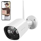 APEMAN Outdoor Security Camera Wireless 1080P Home Surveillance System WiFi IP Camera CCTV IP66 Waterproof Night Vision Motion Detection Compatible with iOS/Android Systems