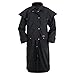 Outback Trading Company Unisex 2042 Low Rider Waterproof Breathable Full-Length Oilskin Duster Coat, Black, Large