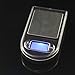 Euone 0.01~200g Gram Mini Lighter Style Digital Pocket Scale Jewelry Gold Herb Balance Weight (A)