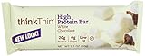 Think Thin! High Protein Meal Alternative Nutrition Bar, White Chocolate, 2.1 Ounce Bar (Pack of 10)