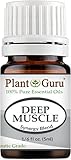 Deep Muscle Synergy Essential Oil Blend 5 ml 100% Pure, Undiluted, Therapeutic Grade. Great for Joint, Neck, Back, Spasms, Stiffness, Sore Muscle Pain.