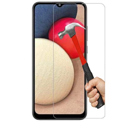 Galaxy A02s Tempered Glass Screen Protector Easy Bubble-Free Installation Ultra Clear HD Shatterproof with 9H Hardness Anti Fingerprint Oleo-phobic Coating for Samsung Galaxy A02s (Screen Protector)