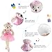 WEWILL Ballerina Teddy Bear Stuffed Animal Cute Soft Toy Plush Creative Doll 15-Inch (Pink)