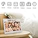 Digital Photo Frame,RegeMoudal 12 Inch Picture Frame with Remote Control 1080P High Definition, Support 32G SD and USB, Various Display Modes, for Pictures and Videos (White)