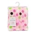 Little Beginnings Polka Dot Baby Blanket Boys/Girls Blue Pink (Pink)