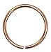 20g Rose Gold Color Seamless Ring-Nose Hoop-Tragus-Cartilage Earring-No Tools Needed