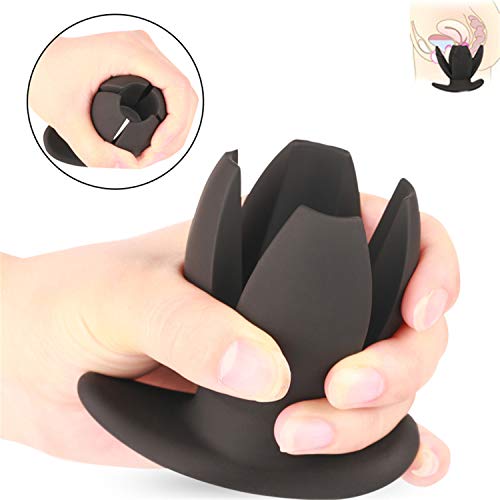 Soft Safe Silicone Hollow Anal Open Plug Butt Plug Ass Enlarger for Men Woman Opening Anus Expander Anal Plug Gay Sex Toys O2