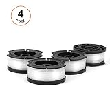 V VONTOX Line String Trimmer Replacement Spool Suitable for Black+Decker String Trimmer, 4 Pack for Replacement, 30ft 0.065 Inch.