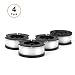 V VONTOX Line String Trimmer Replacement Spool Suitable for Black+Decker String Trimmer, 4 Pack for Replacement, 30ft 0.065 Inch.