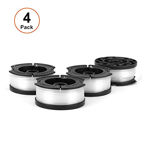 V VONTOX Line String Trimmer Replacement Spool suitable for BLACK+DECKER string trimmer, 4 pack for replacement, 30ft 0.065"