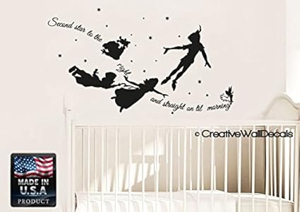 Peter Pan Wall Decal Shadow Disney Vinyl Sticker