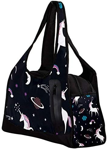 スポーツバッグ ジムバッグ ユニコーン メンズ 楽器 音響機器 虹 夜空 星空 ホーム キッチン ダッフルバッグ ショルダー 手提げ バッグ レディース メンズ スポーツ アウトドア トートバッグ B0bc2dsk 新作製品 世界最高品質人気 正規品送料無料 100 品質保証