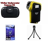 Vivitar DVR-850 8.1MP Underwater Digital HD Camera & Camcorder Kit - Yellow