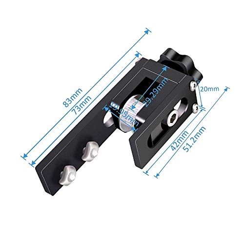 UniTak3D Ender 3 Xaxis Belt Tensioner 2020 Profile Upgrade Compatible with Creality Ender 3 pro