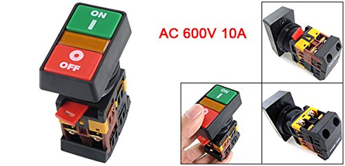 uxcell A11083100ux0124 on Off Start Stop Push Button with Light ...