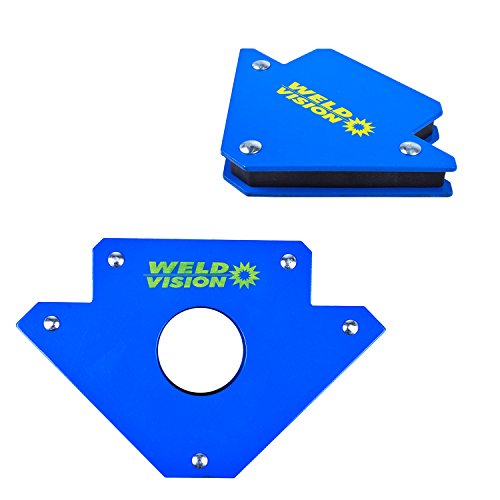 Kit Esquadros Magnéticos para Solda 10 e 30 Kg Weld Vision 2 Peças