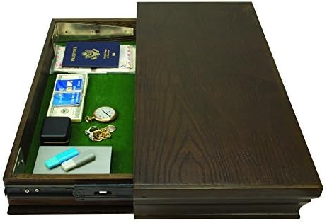 Covert Cabinets GS-24 Tactical Hidden Gun Storage Wall Cabinet Shelf, Espresso