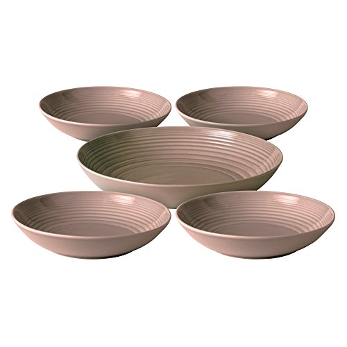 Gordon Ramsay Royal Doulton Maze 5-Piece Pasta Set, Taupe