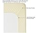 Pizuna Pure 100% Cotton Queen Sheets, Luxurious 400 Thread Count Long Staple Sateen with 15-Inch Deep Pocket (Combed Cream Cotton)