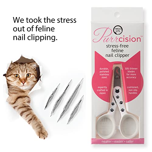 Purrcision Feline Cat Nail Clippers StressFree, Expertly Crafted in