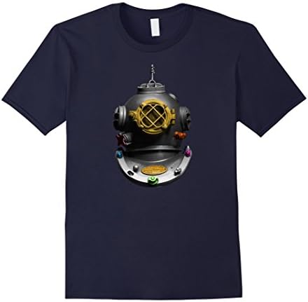Men's Scuba diving T-Shirt 2XL Navy