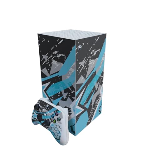 Gaming Skin Compatible with Microsoft Xbox Series X Digital Edition Bundle - Gr…