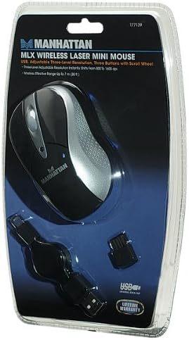 MANHATTAN MLX Wireless Laser Mini Mouse (177139)