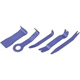 OTC 4489 Trim Fastener and Molding Removal Set | Includes 5 Sizes/Styles of Plastic Tools that Allow Damage-Free Removal of Interior and Exterior Moldings and Trim Fasteners