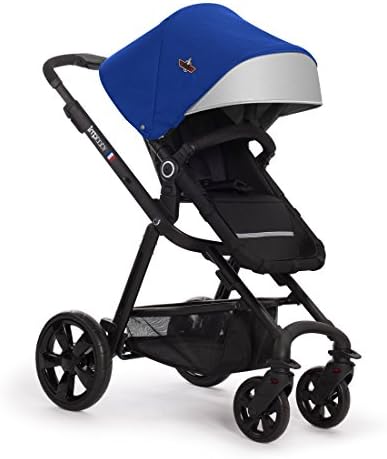 New Style - Babysing high Landscape Stroller Baby can sit Reclining cart Folding Baby Stroller with Independent Sleeping Basket kit Shock Absorber Folding Children cart impbaby I6 (Polar Blue Color)