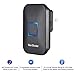 WorWoder Wireless Doorbell, IP55 Waterproof Doorbell Chime Operating at 300m/1000ft Range, 60 Chimes, 5-Level Volume & LED Indicator for Home Office Shops (Black)