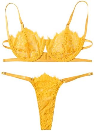 Honeymoon Lingerie for Underwear With Steel Sexy Ring Lace Lingerie Point  Three Kinky Lingerie for Women Leather (Yellow, S) price in Saudi Arabia |  Amazon Saudi Arabia | kanbkam