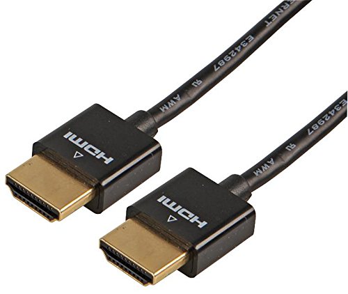 Pro Signal CLHD4-SLIMP03M 3m High-Speed 4K UHD HDMI Cable with Ethernet – Slim Lead, Male to Male, Gold Plated