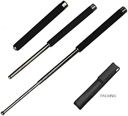 Southern Backdoor Products Self Defense Tool Expandable 26 Inch Telescoping Retractable and Collapsible Stick. Perfect For Men and Women Walking Hiking and Security. Includes Holder and Gift Box.