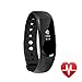 Fitness Tracker, LETSCOM Heart Rate Monitor Activity Tracker Pedometer Watch Step/Sleep/Calorie Counter Smart Watch Bluetooth 4.0 Waterproof IP67 Wireless Wristband Sports Bracelet for Android IOS