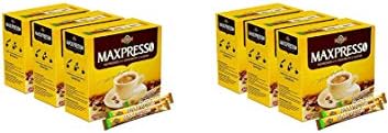 Maxpresso Instant Coffee, Espresso, 50 sticks (Pack of 3) (6 pack)