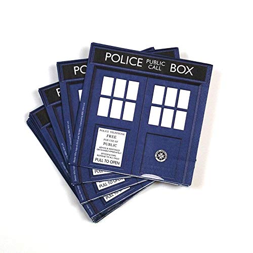 Underground Toys Doctor Who Party Napkins, Set of 20