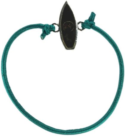 Yin Yang Charm Mood Bracelet - Aqua Blue Bracelet With Color Changing Mood Yin Yang - Fashion Jewelry