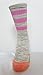 SEOULSTORY7 5Pack Women's Multi Performance Padded Hiking/Outdoor Crew Socks 5Pack Assortment Solid3P /Stripe2P Medium