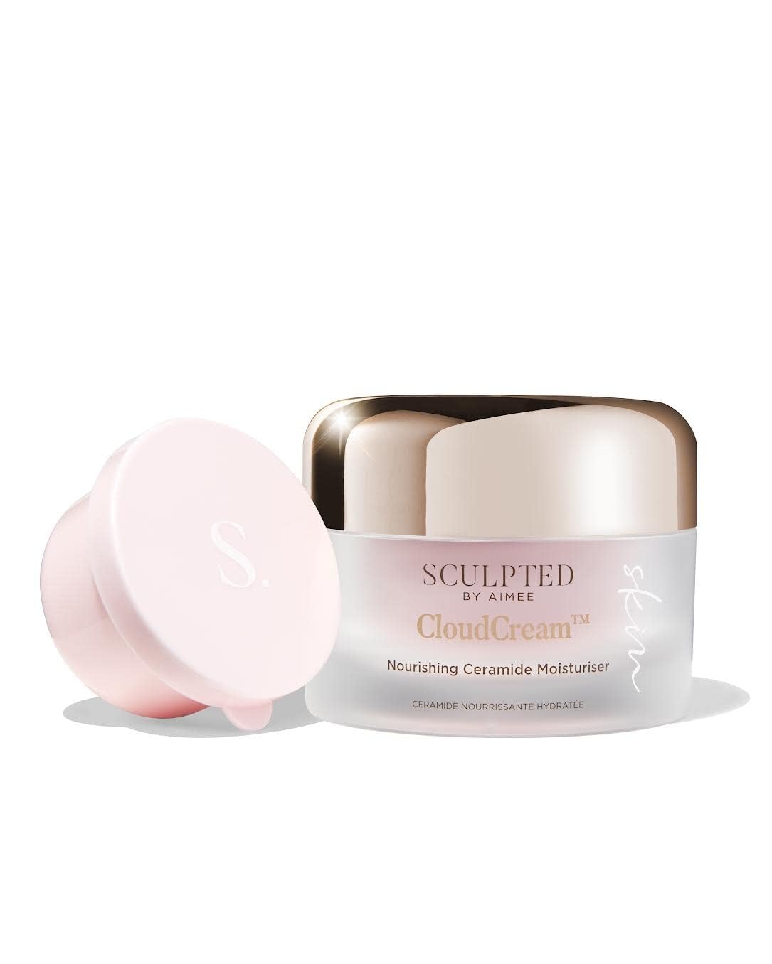 Cloud Cream from Sculpted by Aimee - Hydrating, Non Comedogenic Moisturiser with Ceramide, Shea Butter & Hyaluronic Acid for Dehydrated Skin (Refill)