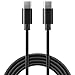 Caseology [2.0 USB Type-C to USB Type-C Type-C Devices Cable - [Braided Nylon PET] - Black