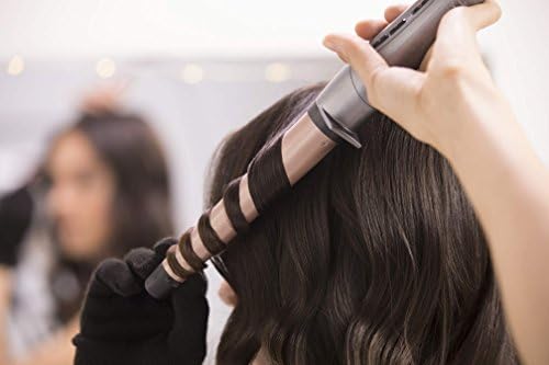 Lockenstab [kegelförmig 19-28mm] Keratin Protect (hochwertige Keramikbeschichtung mit & Mandelöl) -Digitales-Display bis 210°C, natürliche Locken, Spirallocken & Beach Waves, CI83V6