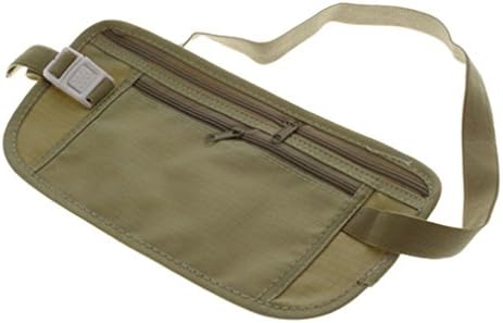 Waist Belt Bag Travel Pouch For Hidden ID Passport Security Money Compact Safety