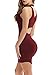 Vin Beauty Women's Halter Backless Bandage Dress / Sexy Mini Dresses (X-Small, Wine Red)