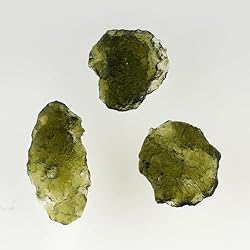 ColouredRocks (3pcs) (16-22mm) Moldavite Glass Raw
