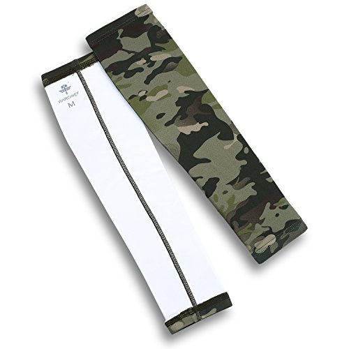 JIUSY 1 Paris - Camouflage Elastic Sports Arm Sleeves Cool Sun Block UV Protection Tattoo Cover Arm Warmer for Cycling Motorcycle Bicycle Baseball Basketball Size Medium S-CamoXT-11