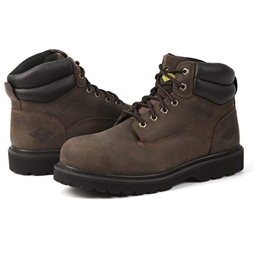 Rockhard 6'' Dark Brown Safety Work Boots (12)
