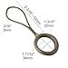 Ravenox Rope Zipper Pull Replacement | Zipline Elastic Zipper Pull (Orbit) | Zipper Pull for Apparel, Cord, Paracord and Equipment Use | Cord Clip and Backpack Clips for Clean, Neat, Cord Pull